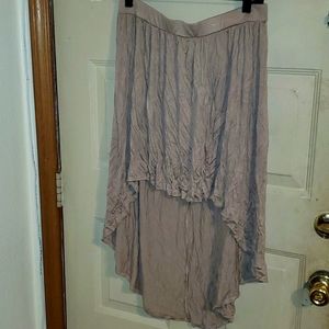 Rue 21 Tan High Low Skirt